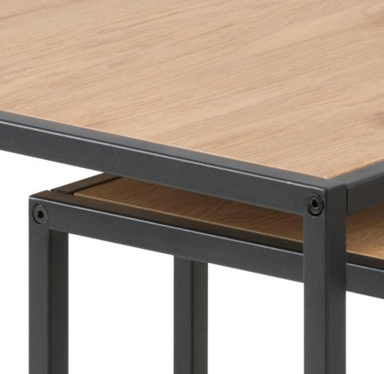 0000090954_SEAFORD4 ACTONA zestaw stolików SEAFORD dąb - MDF