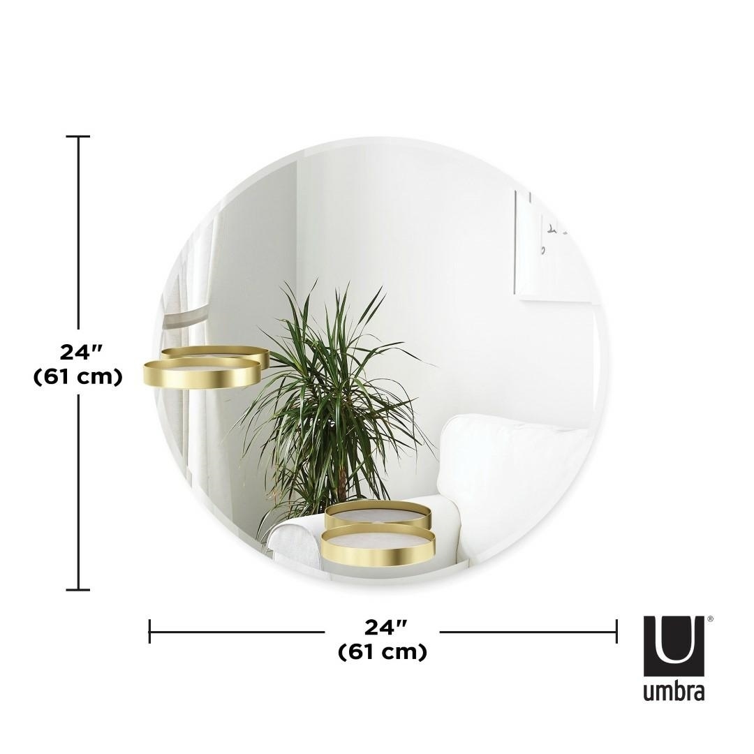 1015728-104_brasss-44 UMBRA lustro ścienne PERCH 60 cm mosiężne znajdziesz w ofercie sklepu internetowego plantip.pl