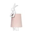 KARE lampa stołowa RABBIT 50 cm biała / różowa znajdziesz w ofercie sklepu internetowego plantip.pl