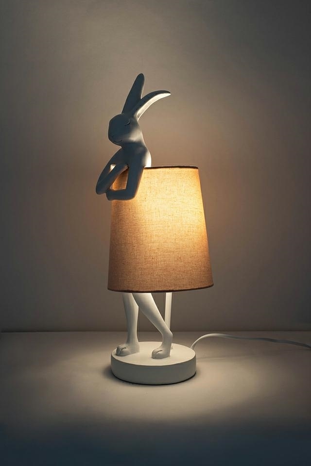 61599_rabbit_white_8 KARE lampa stołowa RABBIT 68 cm biała / róźowa znajdziesz w ofercie sklepu internetowego plantip.pl