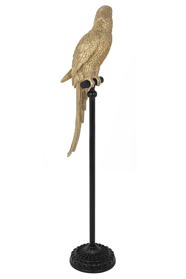 61630_parrot_116cm_3 KARE dekoracja stojąca PARROT 116 cm złota znajdziesz w ofercie sklepu internetowego plantip.pl
