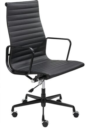 Fotel biurowy AERON PRESTIGE PLUS czarny - skóra naturalna