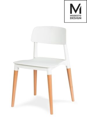 MODESTO krzesło ECCO białe - polipropylen