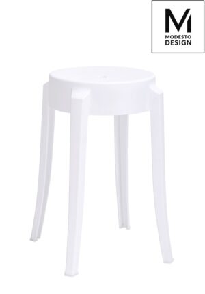 MODESTO stołek CALMAR 46 biały - polipropylen znajdziesz w ofercie sklepu internetowego plantip.pl