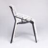 Krzesło SPLIT PREMIUM białe - aluminium