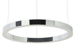 Lampa wisząca RING 80 srebrna - LED