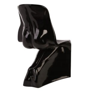 Krzesło HIM czarne - włókno szklane lakierowane znajdziesz w ofercie sklepu internetowego plantip.pl