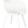Krzesło LANDI białe - polipropylen znajdziesz w ofercie sklepu internetowego plantip.pl