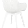Krzesło LANDI białe - polipropylen znajdziesz w ofercie sklepu internetowego plantip.pl