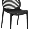 Krzesło SUNNY czarne - polipropylen znajdziesz w ofercie sklepu internetowego plantip.pl
