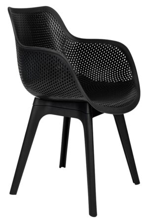 Krzesło LANDI czarne - polipropylen znajdziesz w ofercie sklepu internetowego plantip.pl