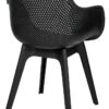 Krzesło LANDI czarne - polipropylen znajdziesz w ofercie sklepu internetowego plantip.pl