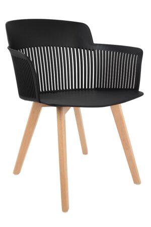Krzesło TORRE WOOD czarne znajdziesz w ofercie sklepu internetowego plantip.pl
