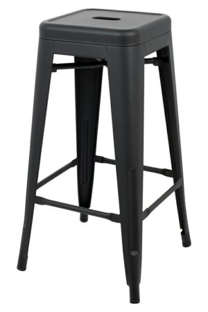 Krzesło barowe TOWER 76 (Paris) czarne znajdziesz w ofercie sklepu internetowego plantip.pl