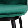 Krzesło barowe DIEGO 65 zielone - welur