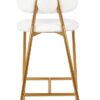 Krzesło barowe FABIOLA BOUCLE białe znajdziesz w ofercie sklepu internetowego plantip.pl