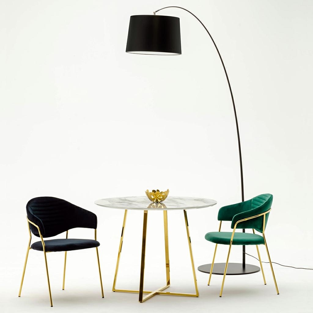 KH1201100127.BLAC.GD_naomi_1 Krzesło NAOMI czarny - welur