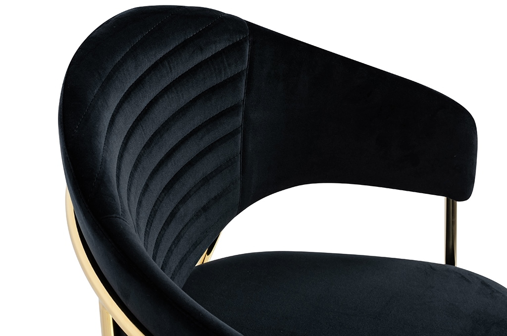 KH1201100127.BLAC.GD_naomigold_black_5 Krzesło NAOMI czarny - welur