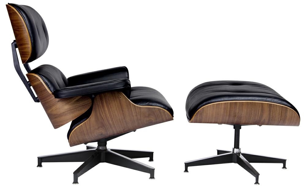 KH1501100105_LOUNGE-HM-PREMIUM-SZEROKI Fotel LOUNGE HM czarny / orzech z podnóżkiem znajdziesz w ofercie sklepu internetowego plantip.pl