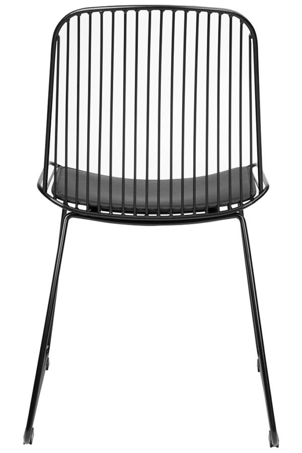 Krzesło MILES czarne - metal