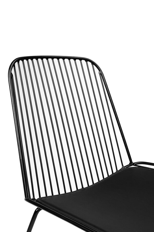 Krzesło MILES czarne - metal