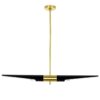 Lampa wisząca APOLLO 1 czarna - szczotkowane złoto znajdziesz w ofercie sklepu internetowego plantip.pl