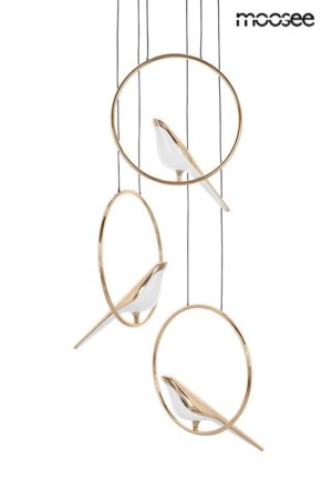 MOOSEE lampa wisząca BIRD DISC złota znajdziesz w ofercie sklepu internetowego plantip.pl
