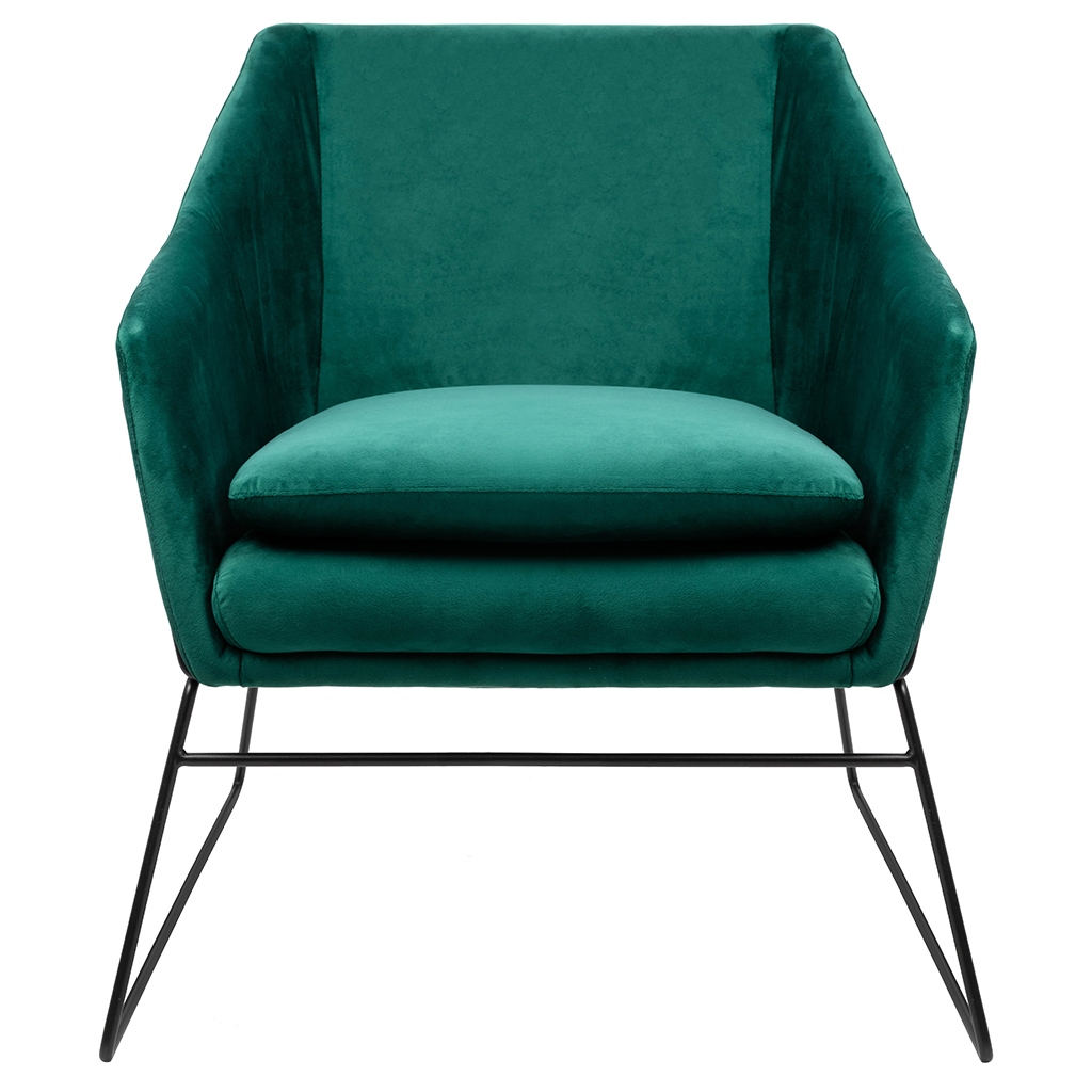 MSE011000308.V35_emma_green_3 Fotel EMMA VELVET ciemny zielony welur - podstawa czarna znajdziesz w ofercie sklepu internetowego plantip.pl