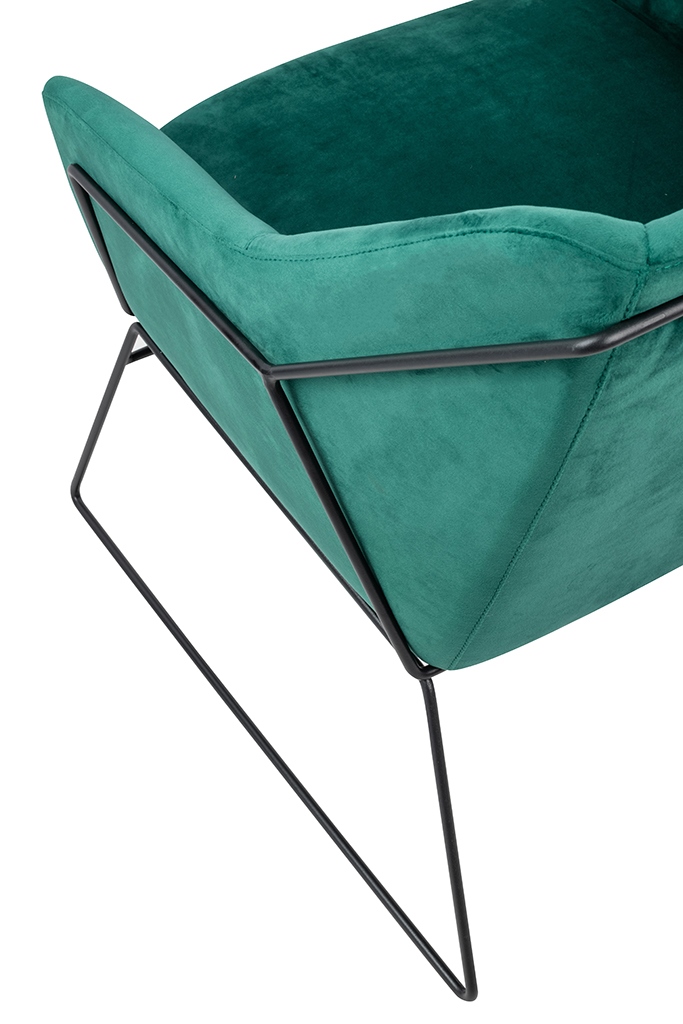 MSE011000308.V35_emma_green_7 Fotel EMMA VELVET ciemny zielony welur - podstawa czarna znajdziesz w ofercie sklepu internetowego plantip.pl