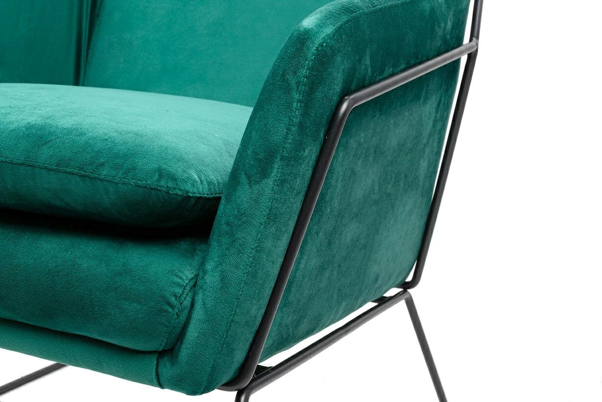 MSE011000308.V35_emma_green_8 Fotel EMMA VELVET ciemny zielony welur - podstawa czarna znajdziesz w ofercie sklepu internetowego plantip.pl