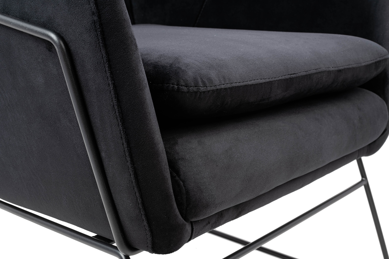 MSE011000308.V41_emma_black_7 Fotel EMMA VELVET czarny welur - podstawa czarna znajdziesz w ofercie sklepu internetowego plantip.pl