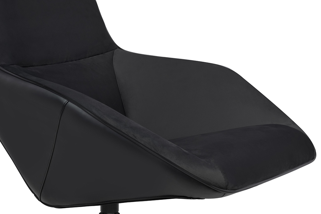 MSE011000309.41_vita_fotel_czarny_5-2 Fotel obrotowy VITA VELVET czarny PU znajdziesz w ofercie sklepu internetowego plantip.pl