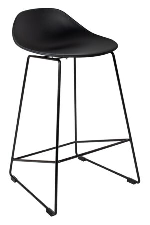 Krzesło barowe BENNY 66 czarne znajdziesz w ofercie sklepu internetowego plantip.pl