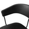 Krzesło JETT czarne - polipropylen