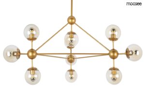MOOSEE lampa wisząca ASTRIFERO 10 złota / bursztynowa znajdziesz w ofercie sklepu internetowego plantip.pl